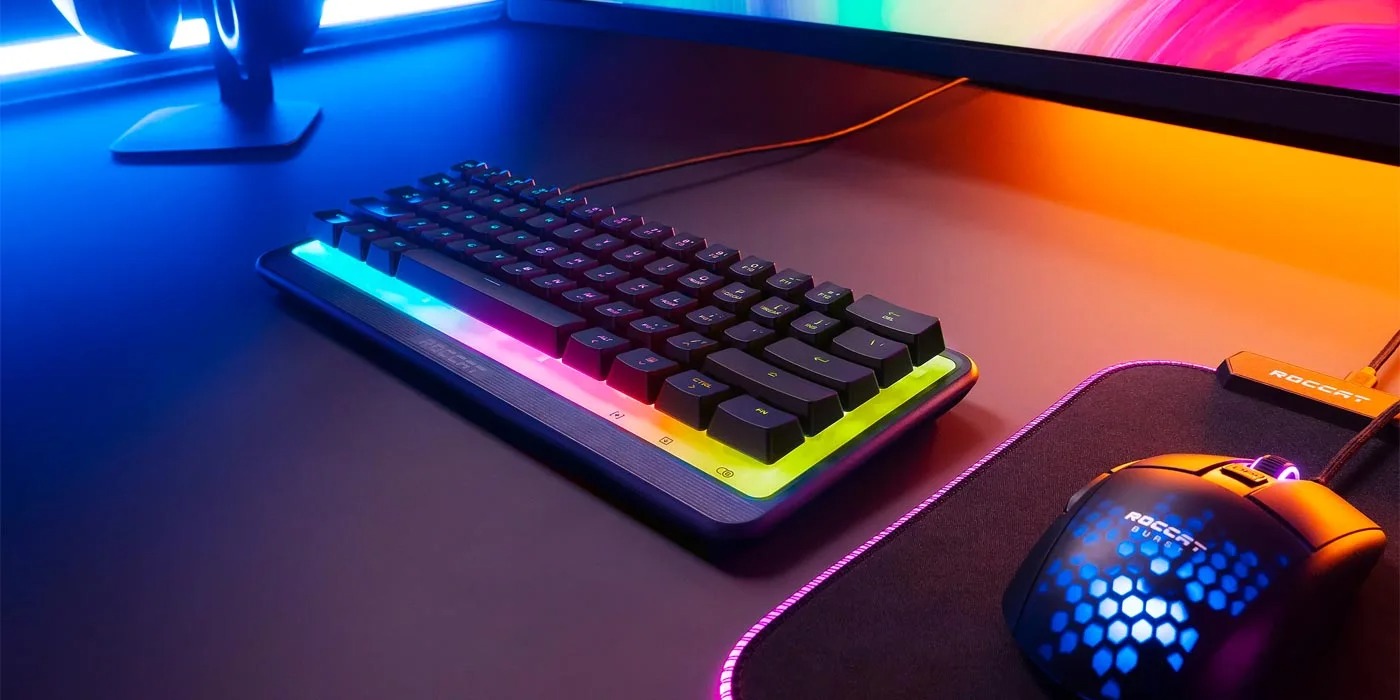 Roccat випускає нову 60% ігрову клавіатуру для початкового рівня